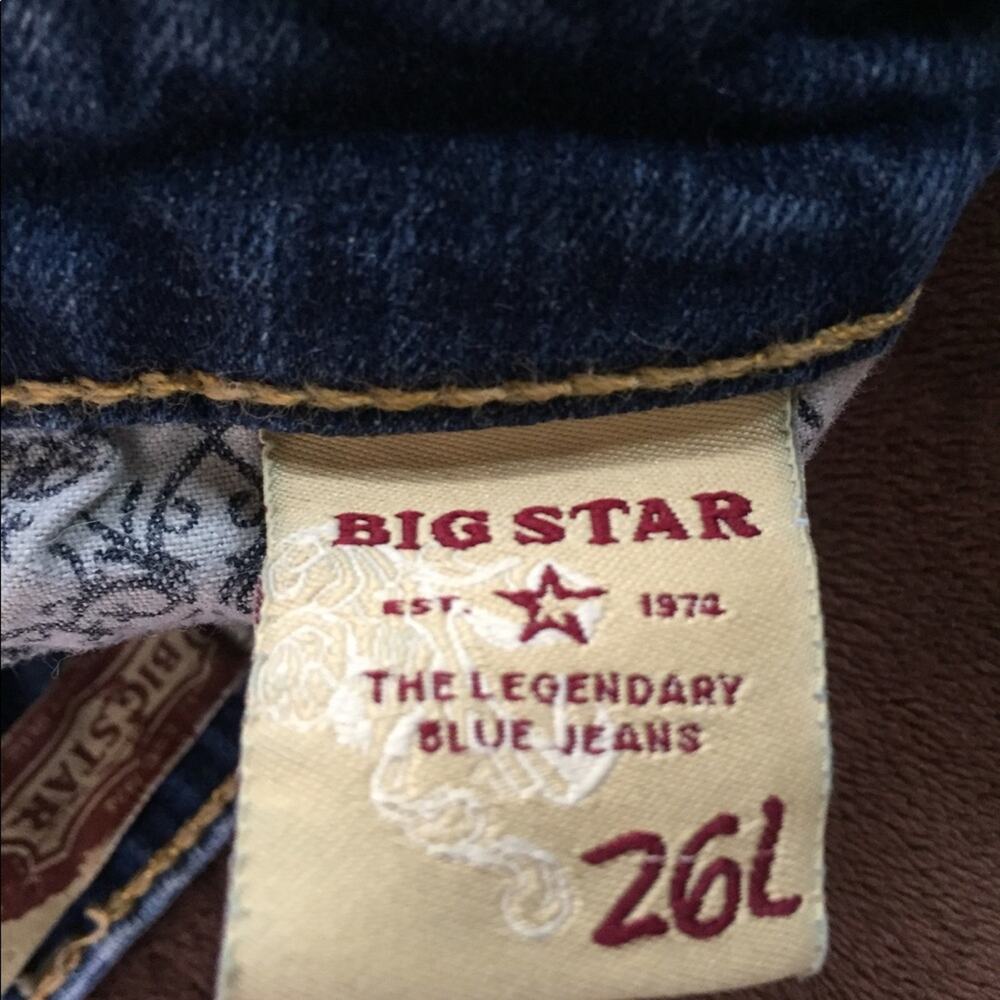 Big star Remy Flare low rise jeans Size 26l - Picture 6 of 6